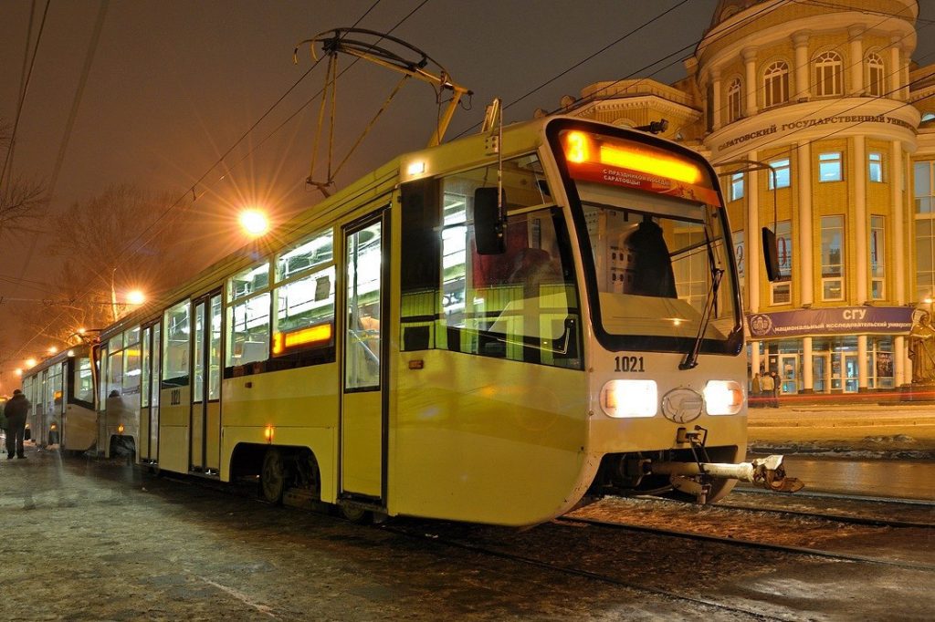 Трамвайные пути Липецка 2000год.