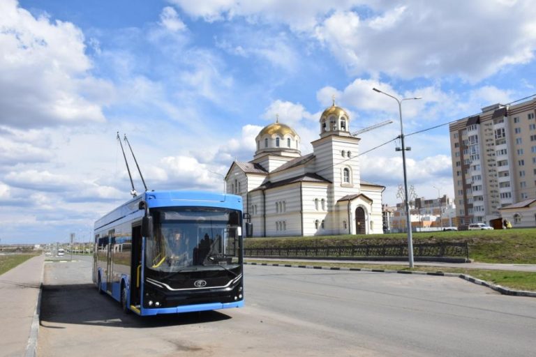 Тестирование нового троллейбуса «Адмирал» на новых планируемых троллейбусных маршрутах в Саратове